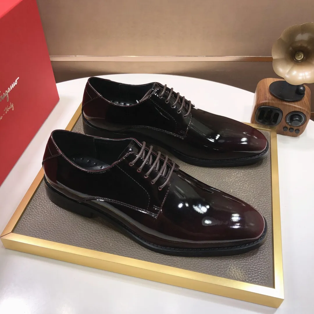 Men's shoes💰480💰[Ferragamo/Ferragamo] The latest model in the counter. Original imported high-quality cowhide with open sides + imported sheepskin lining + original luxury metal buckle + original combination outsole. Comparison without pressure. 38--45 (45 is custom-made and cannot be returned or exchanged)